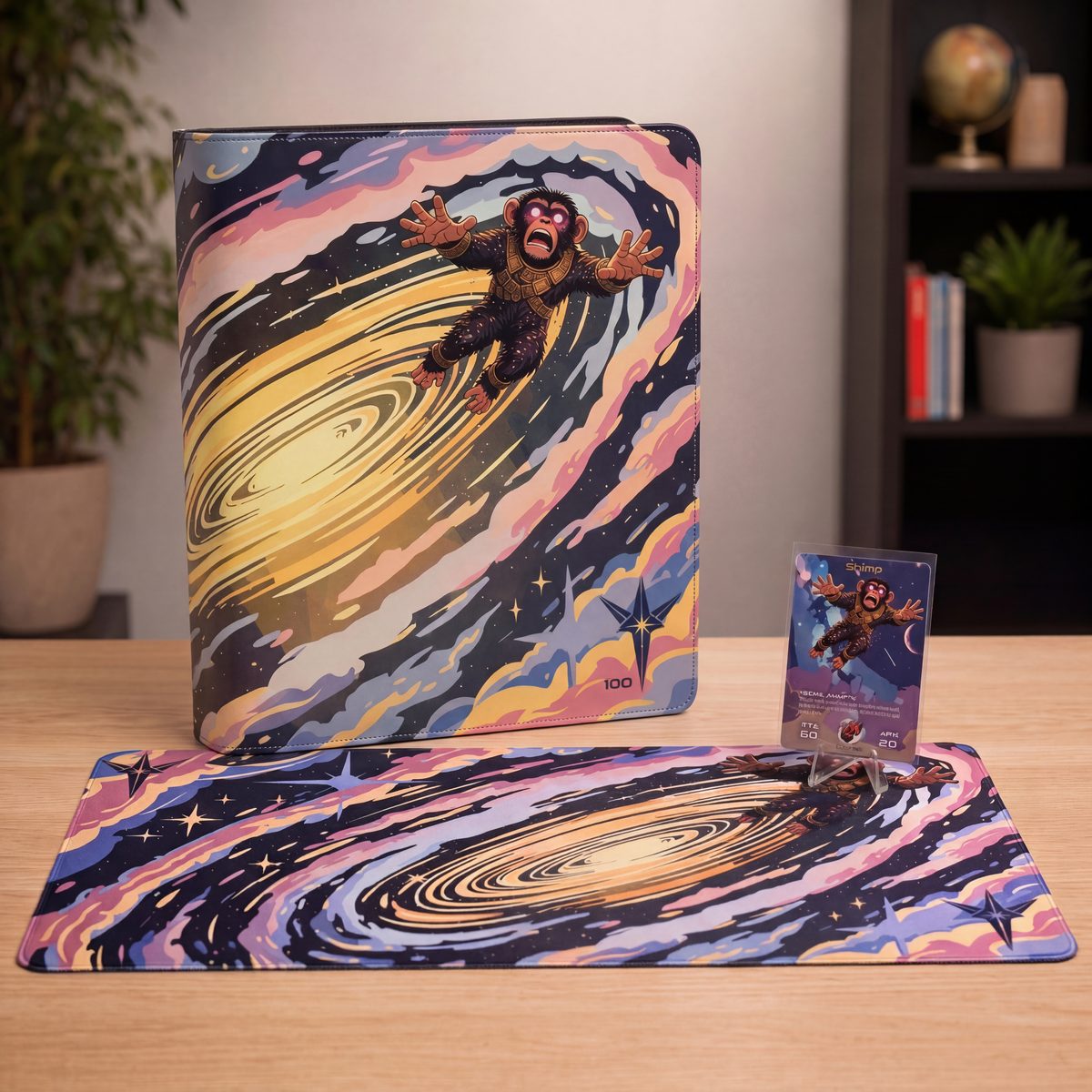 Astral Forge collector binder and play mat — Founders Edition